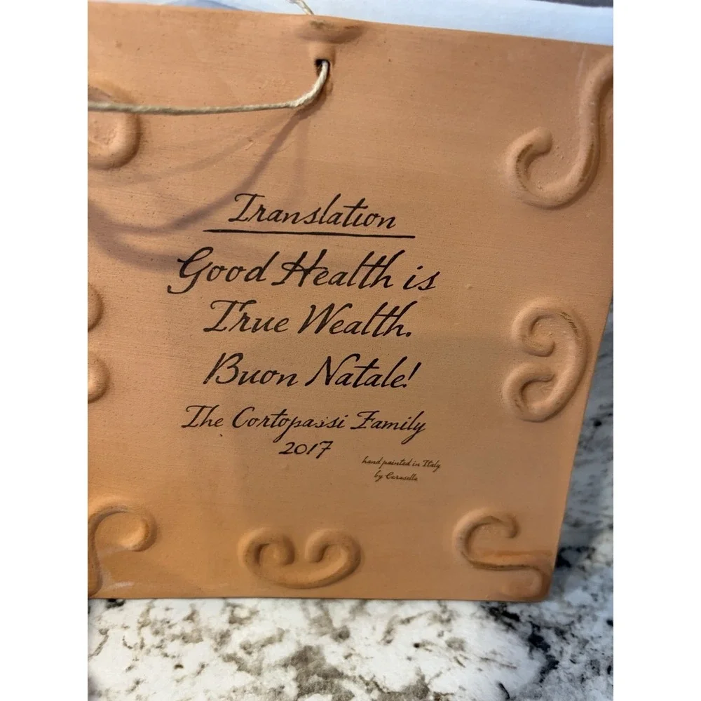 Saquella proverb plaque